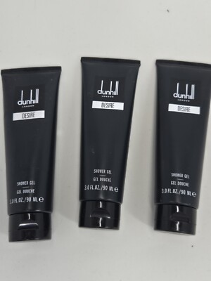 Dunhill Desire Shower Gel 3 oz ea Lot Of 3