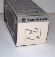 General Electric DFF Projection Lamp New but old stock 150W 120V