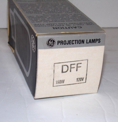 General Electric DFF Projection Lamp New but old stock 150W 120V