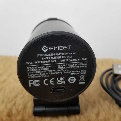EMEET 4K SmartCam S600 Streaming AutoFocus Webcam with Microphone - Photo 3/3