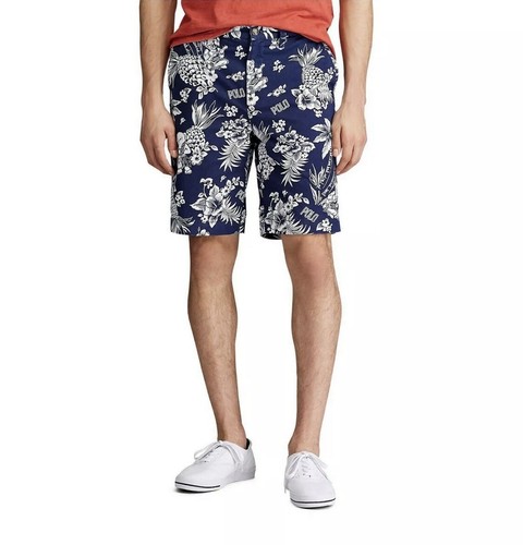 Polo Ralph Lauren Hawaiian Polo Bear 10" Inch Bearwaiian Chino Shorts Size 30 - Picture 2 of 3
