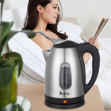 1200W 1.5L Safe Stainless Steel Home Coffee Tea Pot Hot Water Kettle Health Pot