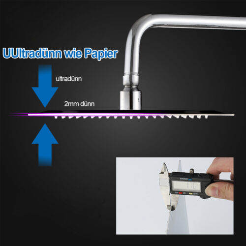 PROFI KOPFBRAUSE REGENDUSCHE REGENBRAUSE BRAUSEKOPF DUSCHKOPF EDELSTAHL POLIERT - Bild 19 von 32