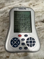Sudoku Pro Electronic Game Silver Works Tested