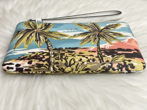 NWT COACH Corner Zip Wristlet With Hawaiian Print - CK416 - Bild 4 von 7