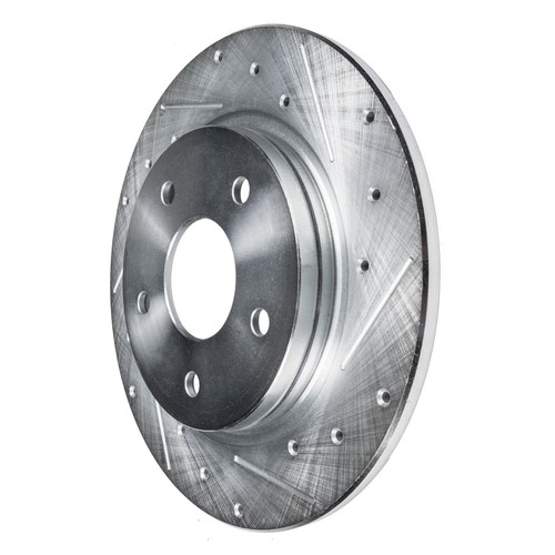 RS Front Rear Drilled and Slotted Brake Rotors Kit for 2016 2017 2018 Ford Focus - Picture 8 of 8