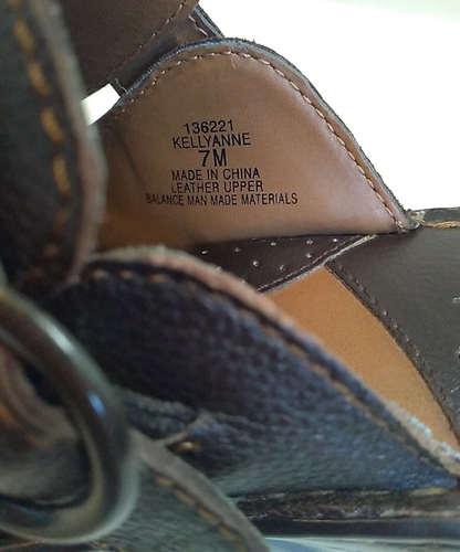 Bjorndal Shoes Clogs Mules Women's 7Dark Brown Leather Comfort Workwear Casual - Picture 9 of 9