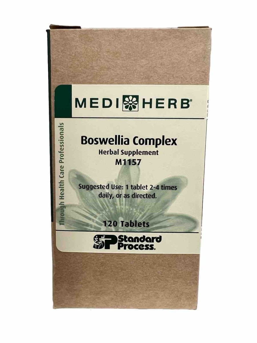 Standard Process Mediherb Boswellia Complex - 120 Tablets - Exp 04