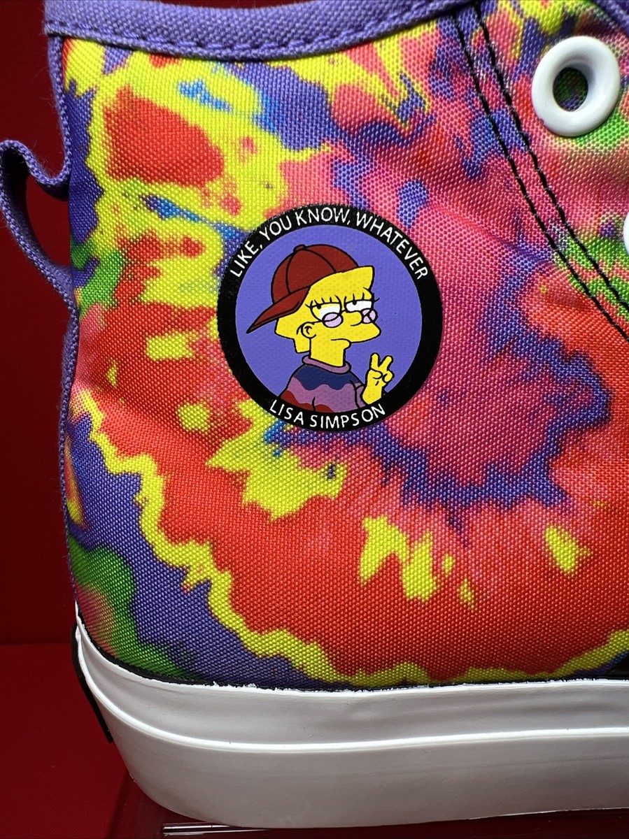 Adidas NIZZA Hi RF. Lisa Simpson. LIMITED EDITION. 6.5Y / 8W