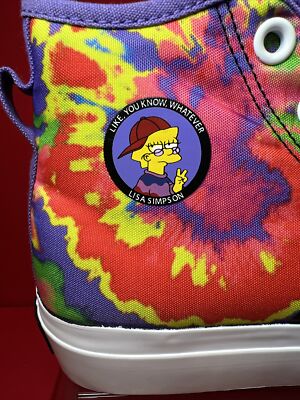 Adidas NIZZA Hi RF. Lisa Simpson. LIMITED EDITION. 6.5Y / 8W