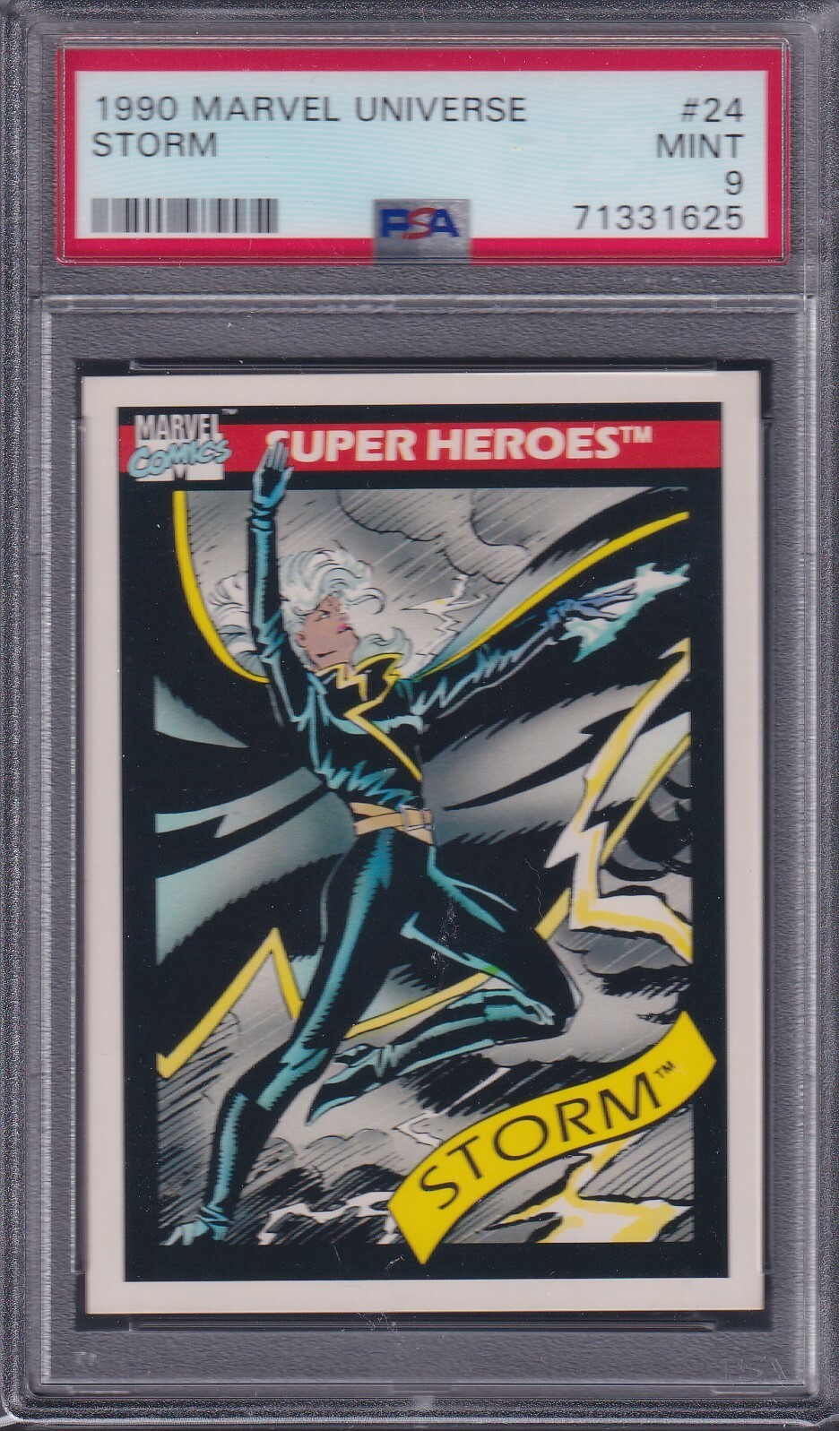 1990 Marvel Universe - STORM #24, PSA 9