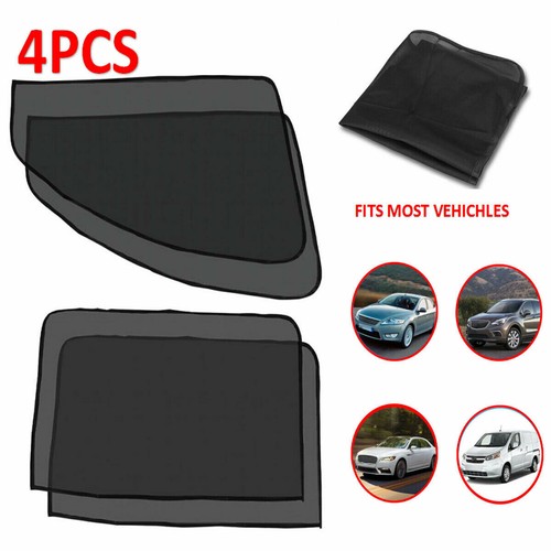 4X Cubierta Magnética Parasol Ventana Trasera Frontal Lateral Coche Malla Protector Protección UV - Imagen 18 de 19
