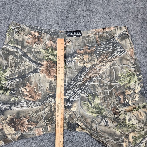 WFS Element Gear Pants Mens XL Camo Baggy Cargo Skater Y2K Wide Leg Pipes Grunge - Picture 12 of 16