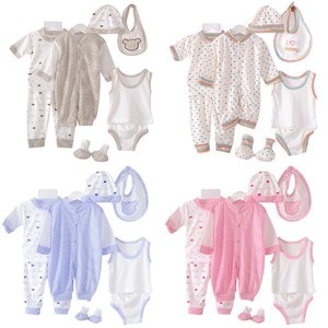 5Pcs-Newborn-Infant-Baby-Girl-Boy-Shirt-Pants-Hat-Bid-Set-Outfits-Clothes-0-3M