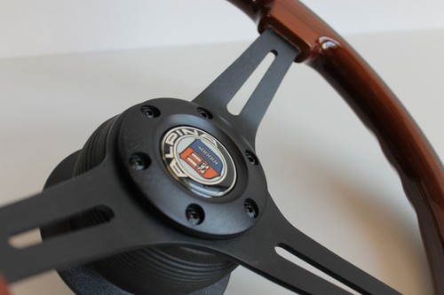 Steering Wheel fits For BMW ALPINA Wood Black E31 E32 E34 E36 Wooden 92-96 - Picture 4 of 10