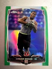 2014 Topps Chrome Darqueze Dennard ( Bengals ) Rookie RC Green Refractor #204