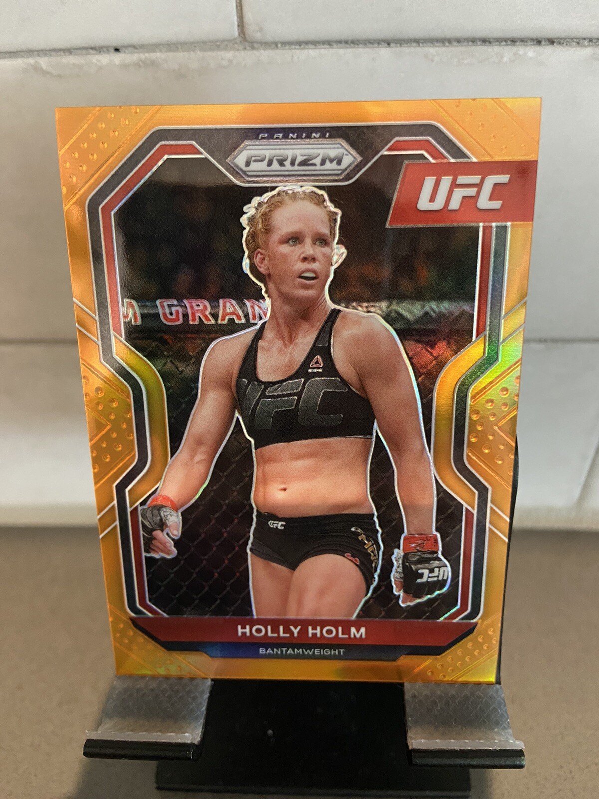 2021 Panini Prizm UFC Holly Holm Orange Prizm #14/99 #4