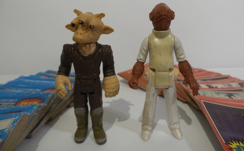 STAR WARS: FIGURAS DE ACCIÓN STAR WARS: TARJETAS COLECCIONABLES ROJAS Y AZULES, ALMIRANTE ACKBAR & REE YEES - Imagen 5 de 7