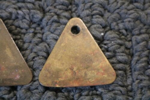 Ford Rogue Plant Brass Tag Lot of 2 Employee Iron Foundry Keychain Ring - Picture 6 of 6