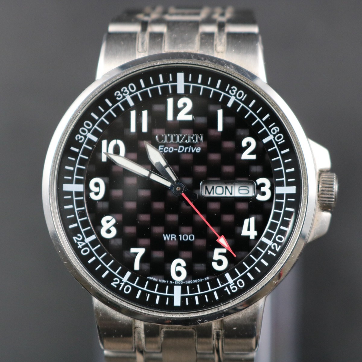 CITIZEN Eco-Drive レディース 時計 WR-100 Citizen Eco-Drive WR100 Solar-Tech Ladies Watch Silver Gold