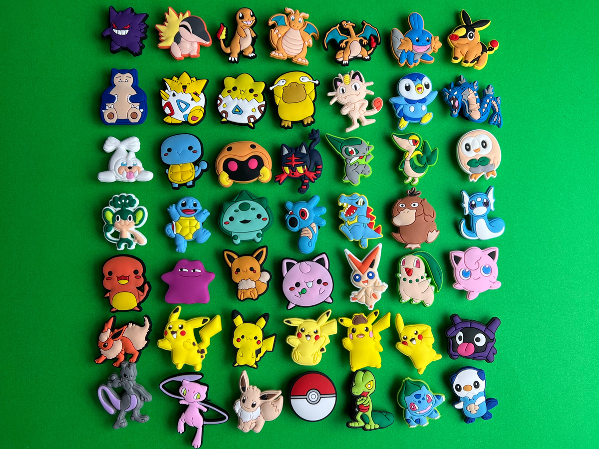 【関税込み】Jibbitz Pokemon Lot of 5 Piece Pokemon Croc Shoe Charm Jibbitz - NEW | eBay