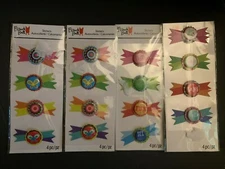 Lot of 4 French Bull Scrapbook Stickers New