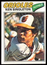 1977 Topps Ken Singleton Baltimore Orioles #445
