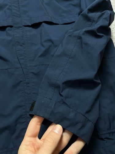 NIKE Team USA Vintage Olympic Dark Blue Hooded Waterproof Jacket Size Mens M 90s - Picture 12 of 24