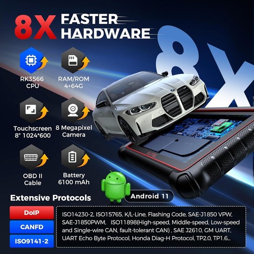 2025 Autel MaxiCOM MK900 MK900-BT MX900 Auto All System Diagnostic Scanner Tool - Bild 4 von 12