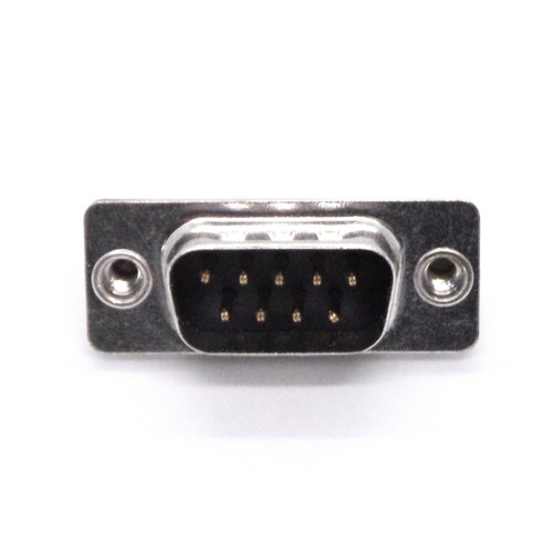 Conector macho puerto serie de computadora DB9 RS232 típicamente para hacer cables personalizados - Imagen 3 de 4