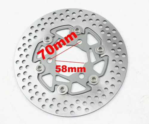 220MM 58MM 70MM Black Adelin Floating Disc Brake Rotor Fit Honda Ruckus Bike - Bild 4 von 4