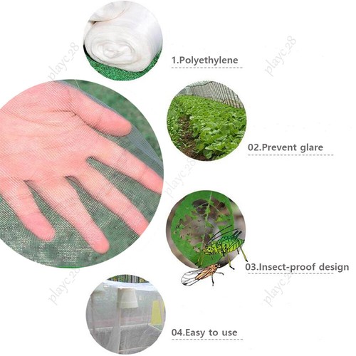 10PCS 10/15M Garden Insect Netting Birds Vegetable Fly Fruit Mesh Protection Net - Picture 2 of 14