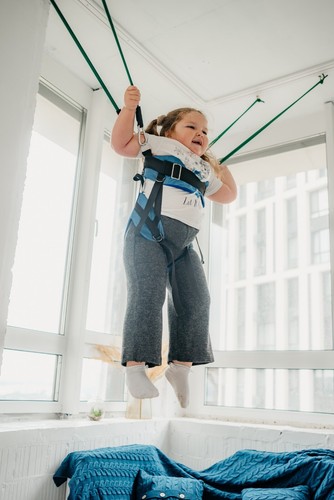 Indoor Bungee Jumping.Home Bungee Playground Set. Summer Camp Outdoor Jumping - Picture 20 of 41