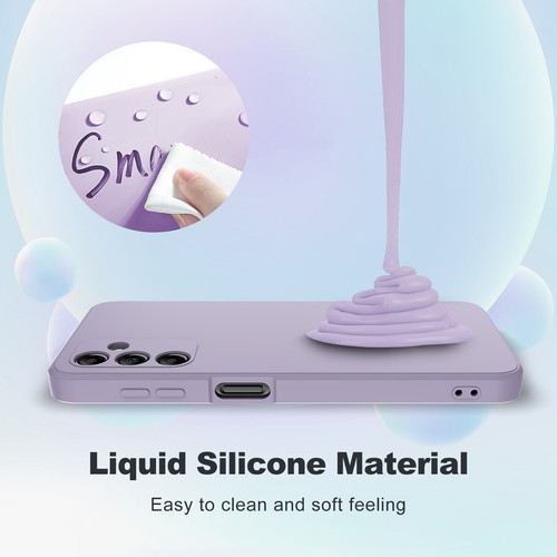 For Samsung Galaxy A14 A54 A15 5G Case Liquid Silicone Cover/Screen Protector - Picture 65 of 70