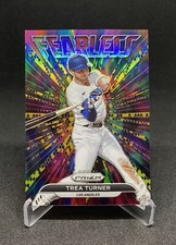 2022 Panini Prizm Trea Turner Fearless Gold Kaleidoscope Prizm /50 #FL-8 🔔