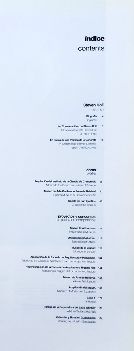 EL CROQUIS 93 MAGAZINE STEVEN HOLL 1996-1999 | eBay