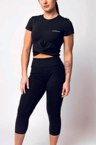Leggings SUPREMACY PEAK 3/4 Active Wear. Azul - TALLA: XXL RRP £90 - Imagen 5 de 8