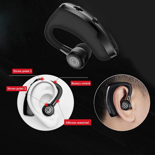 Bluetooth 5.3 Wireless Headset TWS Earphones Earbuds Stereo Headphones Ear Hook· - Picture 11 of 15