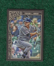 JOC PEDERSON - 2015 TOPPS GYPSY QUEEN ROOKIE CARD # 3 - DODGERS - RANGERS - MLB. rookie card picture