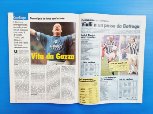 Guerin Sportivo 41-1995 Baggio-Juventus-Glasgow Rangers-Gascoigne-Vialli - Bild 8 von 8