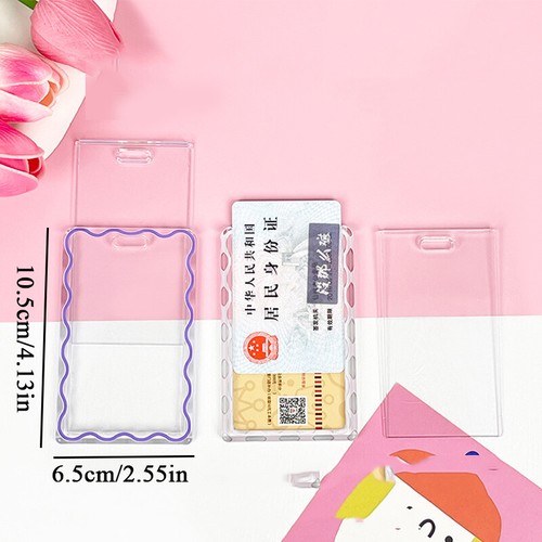 Stationery Card Protection Sleeve Keyring Card Sleeve Transparent Cute Creative - Picture 2 of 37