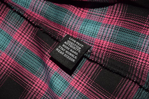 Dixxon Shreddy Flannel Shirt Women’s S Pink Plaid Long Sleeve Limited Edition - Picture 9 of 9