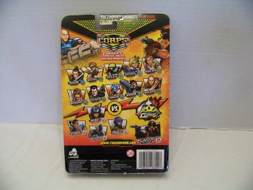 LANARD TOYS THE CORPS FACTION FACE OFF. TROLL AND RAIN. NEW - Picture 8 of 8