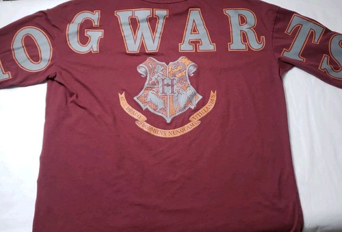 Harry Potter Unisex Medium Hogwarts Alumni Sweatshirt Burgundy Spirit Jersey - Picture 10 of 10