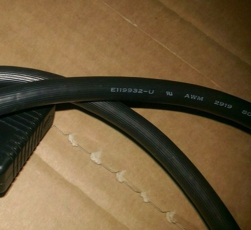 COPARTNER COMPUTER CABLE E119932-U AWM 2919 14 PIN MALE AND FEMALE - Picture 3 of 3