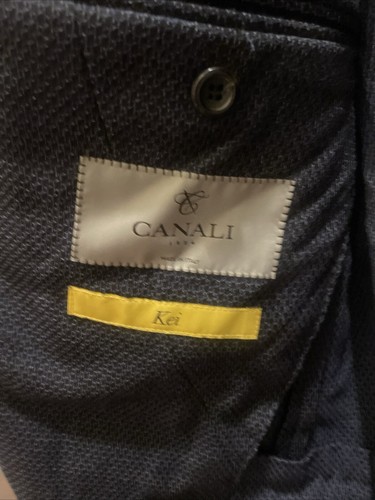 Canali Kei Impeccabile 100% Wool New Size 52L 🇮🇹 - Picture 10 of 17