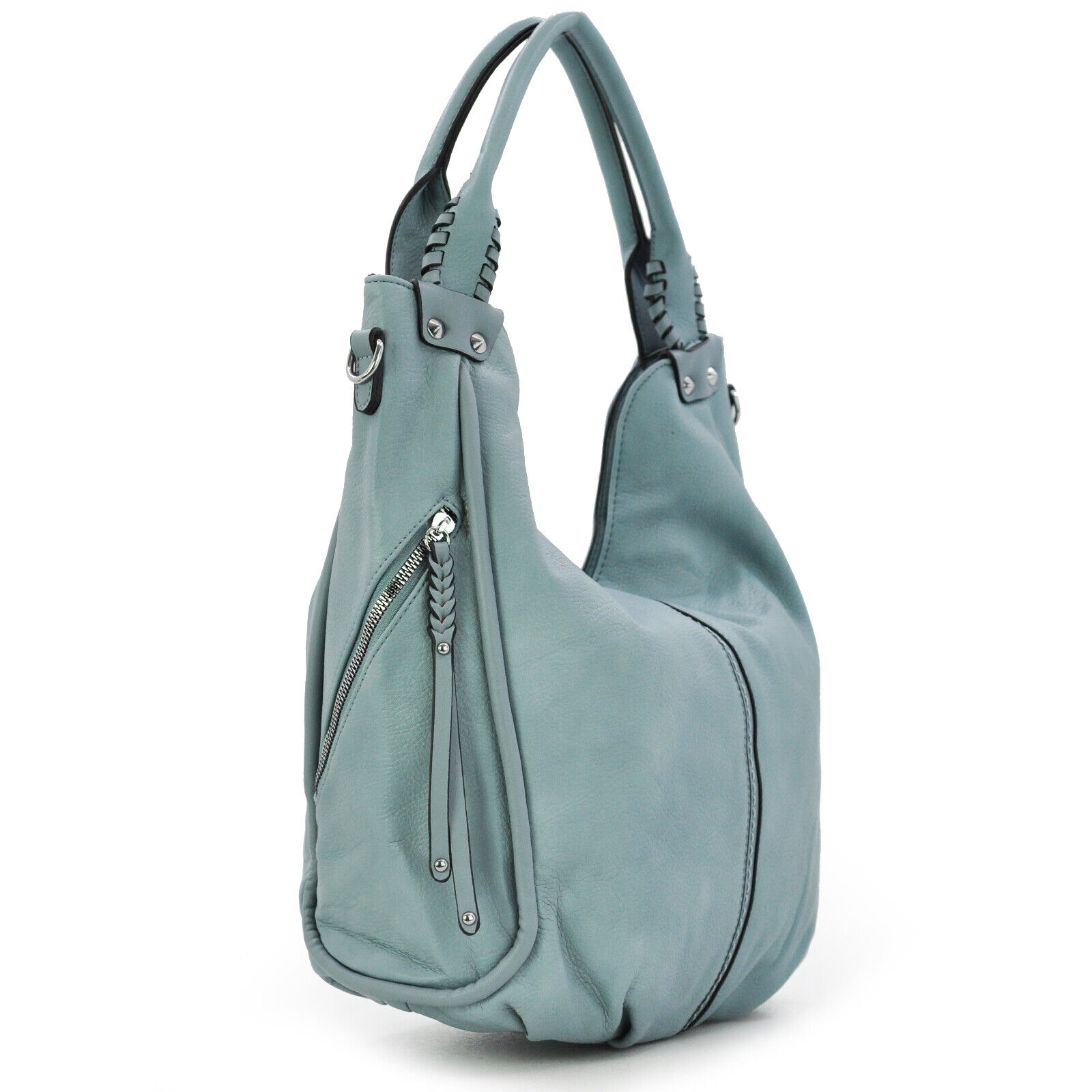 Borsa donna Gyoiamea pelle morbida sacco spalla capiente estiva hobo sportiva - Foto 7 di 15