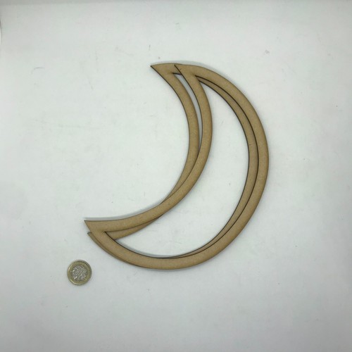 wooden shape macrame x2 heart star moon circle cloud wall hanging hoops frame - Picture 5 of 17