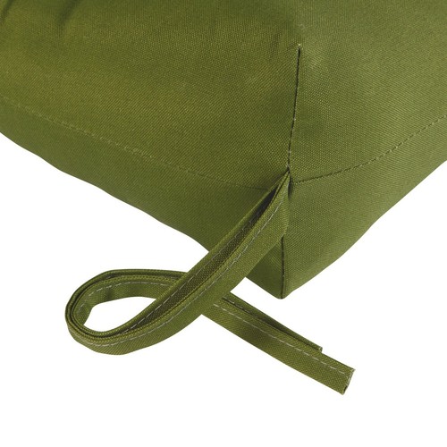Porch Swing Cushion Glider Bench Seat 52" Tufted Padded Outdoor Pillow Green - Picture 4 of 9