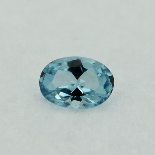 Loose Oval Cut Aquamarine CZ Stone Single Light Blue Cubic Zirconia Birthstone - Picture 22 of 51